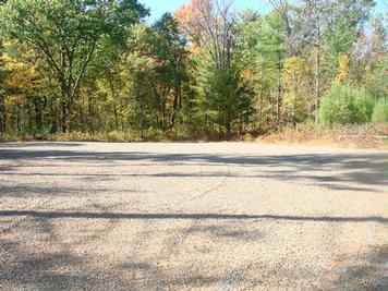 Parking area in the school forest