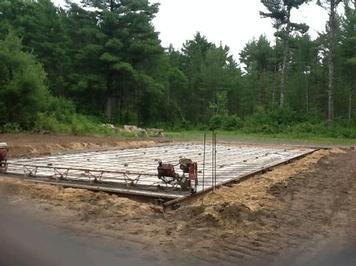 Educational Center slab construction