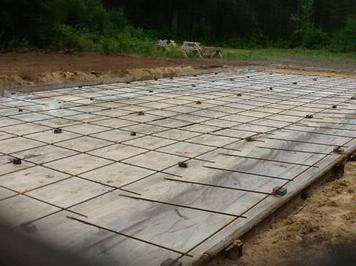 Educational Center slab construction