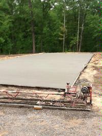 Educational Center slab construction -poured