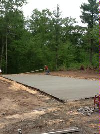 Educational Center slab construction -poured